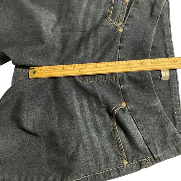 Christopher & Banks Womens Jeans Size XL Mid Rise Skinny Pull On Jeans Dark Wash - Picture 9 of 10